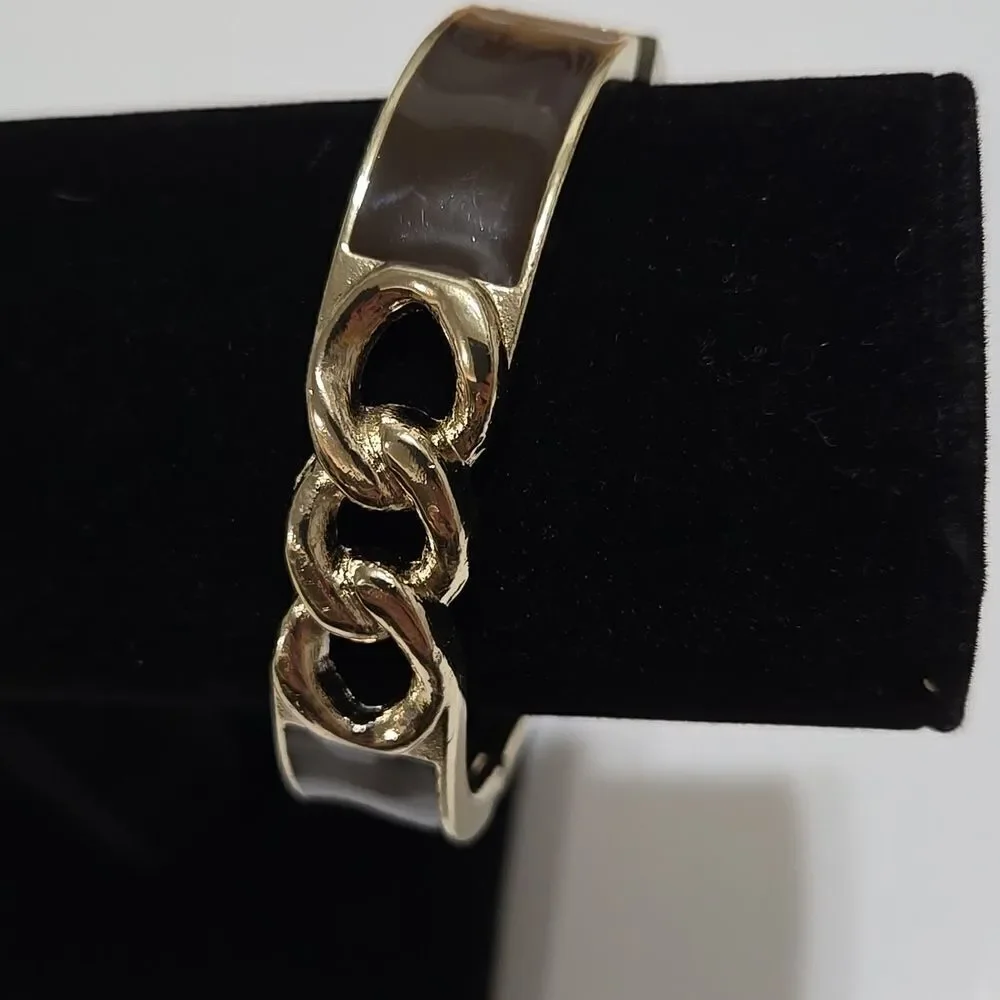 Gold And Brown Bracelet